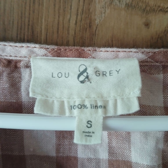 100% Linen Crop Top - Picture 2 of 5